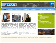 Tablet Screenshot of desan.nl
